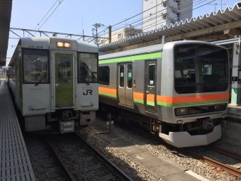 東神奈川駅から新子安駅の乗車記録(乗りつぶし)写真