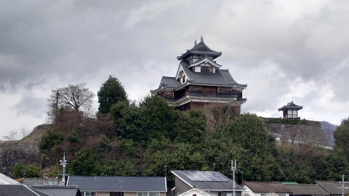 鉄道乗車記録の写真:車窓・風景(4)        「福知山城」