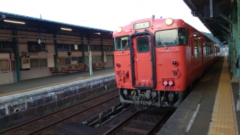 香住駅から浜坂駅の乗車記録(乗りつぶし)写真
