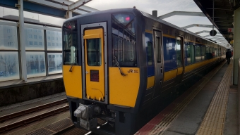 鳥取駅から大原駅の乗車記録(乗りつぶし)写真