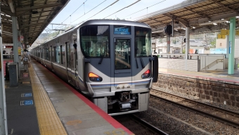 米原駅から山科駅の乗車記録(乗りつぶし)写真