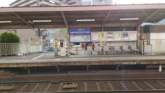 三井寺駅 写真:駅名看板