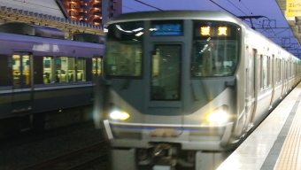 近江八幡駅から米原駅の乗車記録(乗りつぶし)写真