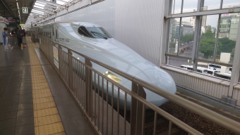 岡山駅から博多駅の乗車記録(乗りつぶし)写真