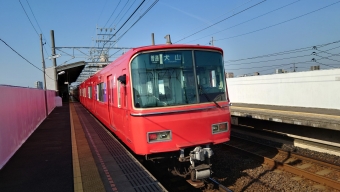 名鉄名古屋駅から中小田井駅の乗車記録(乗りつぶし)写真