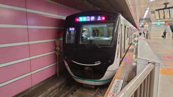 中央林間駅から渋谷駅の乗車記録(乗りつぶし)写真