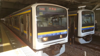 千葉駅から五井駅の乗車記録(乗りつぶし)写真