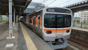 神領駅から中津川駅の乗車記録(乗りつぶし)写真