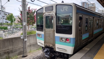 塩尻駅から甲府駅の乗車記録(乗りつぶし)写真