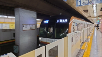 氷川台駅から池袋駅の乗車記録(乗りつぶし)写真