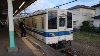 東小泉駅から西小泉駅の乗車記録(乗りつぶし)写真