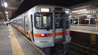 大垣駅から名古屋駅の乗車記録(乗りつぶし)写真