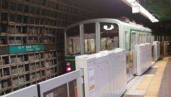 板宿駅から新長田駅の乗車記録(乗りつぶし)写真