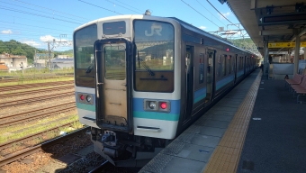 中津川駅から塩尻駅の乗車記録(乗りつぶし)写真