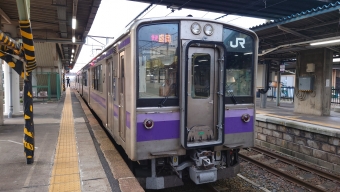 水沢駅から盛岡駅の乗車記録(乗りつぶし)写真