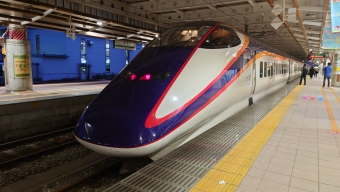 新庄駅から福島駅の乗車記録(乗りつぶし)写真