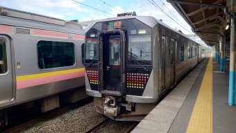 新発田駅から新津駅の乗車記録(乗りつぶし)写真