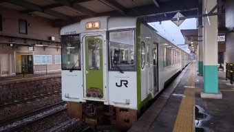 新津駅から新潟駅の乗車記録(乗りつぶし)写真