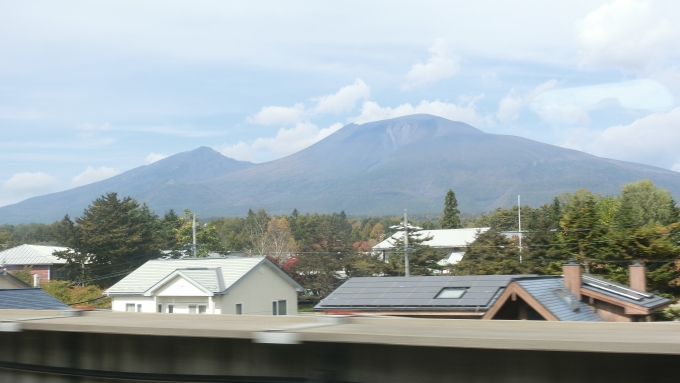 鉄道乗車記録の写真:車窓・風景(7)        「浅間山」