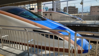 長野駅から上越妙高駅の乗車記録(乗りつぶし)写真
