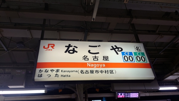 鉄道乗車記録の写真:駅名看板(10)        