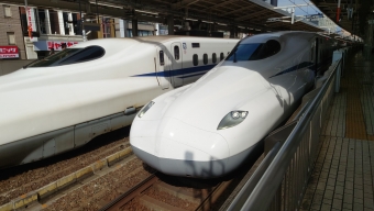 名古屋駅から新富士駅の乗車記録(乗りつぶし)写真
