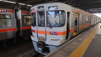 豊橋駅から浜松駅の乗車記録(乗りつぶし)写真