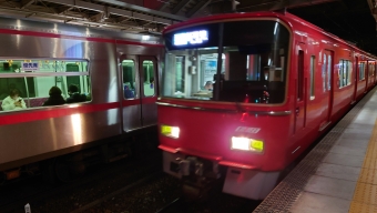 大江駅から名鉄名古屋駅の乗車記録(乗りつぶし)写真