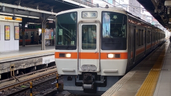 名古屋駅から枇杷島駅の乗車記録(乗りつぶし)写真