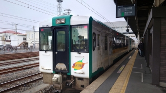 小牛田駅から古川駅の乗車記録(乗りつぶし)写真