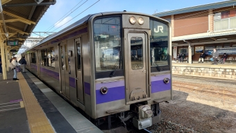 花巻駅から一ノ関駅の乗車記録(乗りつぶし)写真