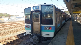 中津川駅から松本駅の乗車記録(乗りつぶし)写真