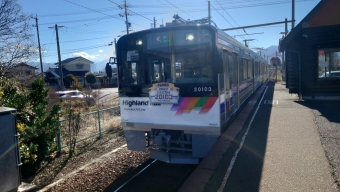 下新駅から松本駅の乗車記録(乗りつぶし)写真