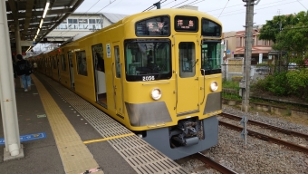 小川駅から玉川上水駅の乗車記録(乗りつぶし)写真