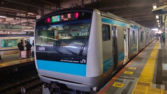 新杉田駅から大船駅の乗車記録(乗りつぶし)写真