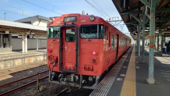 豊岡駅から香住駅の乗車記録(乗りつぶし)写真