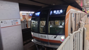 練馬駅から小竹向原駅の乗車記録(乗りつぶし)写真