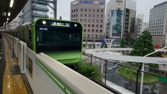 大塚駅から日暮里駅の乗車記録(乗りつぶし)写真