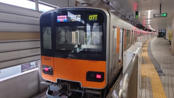 新木場駅から豊洲駅の乗車記録(乗りつぶし)写真