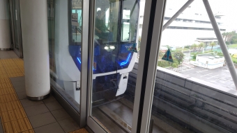 東京国際クルーズターミナル駅から新橋駅の乗車記録(乗りつぶし)写真