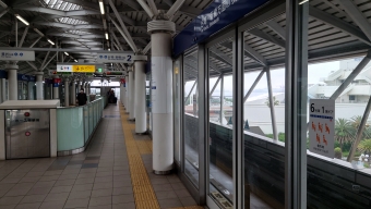 東京国際クルーズターミナル駅 写真:駅名看板