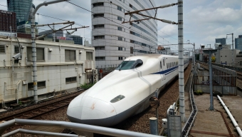 名古屋駅から新大阪駅の乗車記録(乗りつぶし)写真
