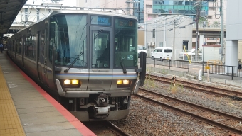 草津駅から山科駅の乗車記録(乗りつぶし)写真