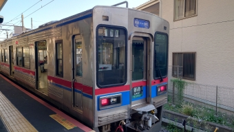 京成金町駅から京成高砂駅の乗車記録(乗りつぶし)写真