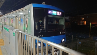 新松戸駅から北千住駅の乗車記録(乗りつぶし)写真