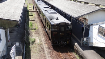 鹿児島中央駅から吉松駅の乗車記録(乗りつぶし)写真