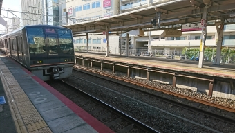 尼崎駅から木津駅の乗車記録(乗りつぶし)写真