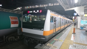 国分寺駅から八王子駅の乗車記録(乗りつぶし)写真