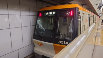 緑橋駅から新森古市駅の乗車記録(乗りつぶし)写真
