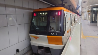 新森古市駅から今里駅の乗車記録(乗りつぶし)写真